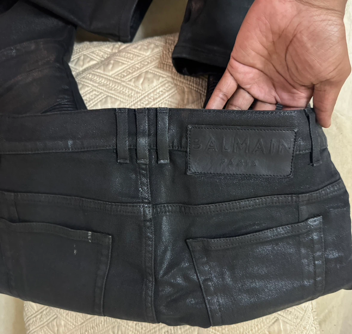 Balmain Wax Jeans - photo 4