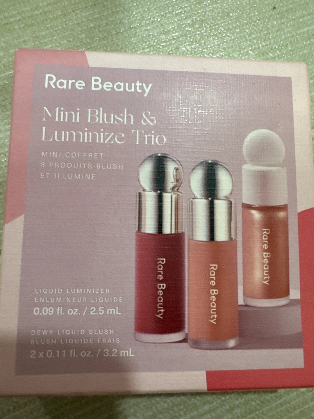 Rare Beauty Mini Blush & Luminize Trio