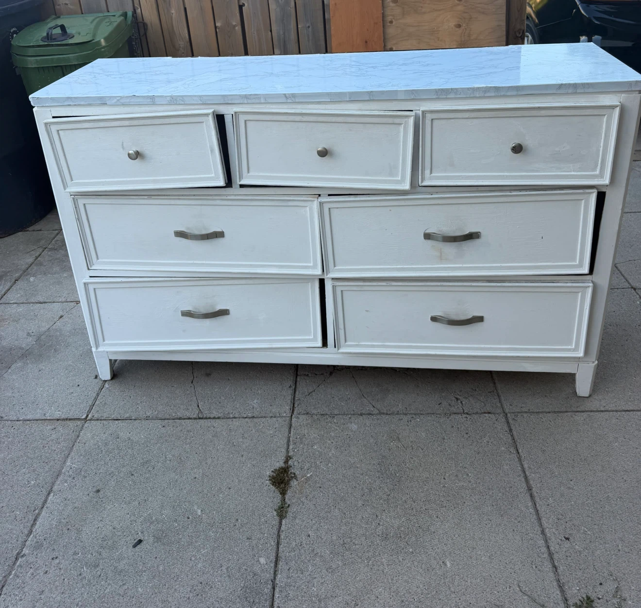 FREE Vanity Dresser - Restore, Wood, or diy fix etc