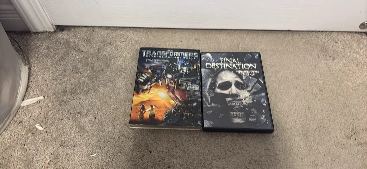 Transformers Revenge of the Fallen & Final Destination DVDs