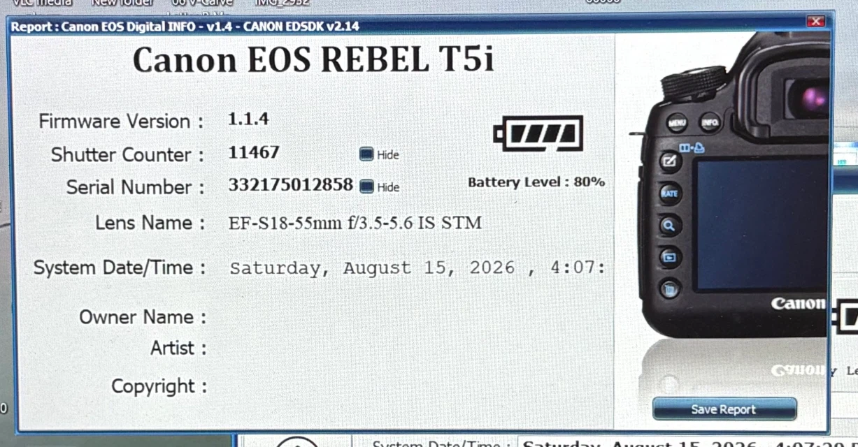 Canon EOS Rebel T5i DSLR Camera with 3 Canon Lenses - photo 3