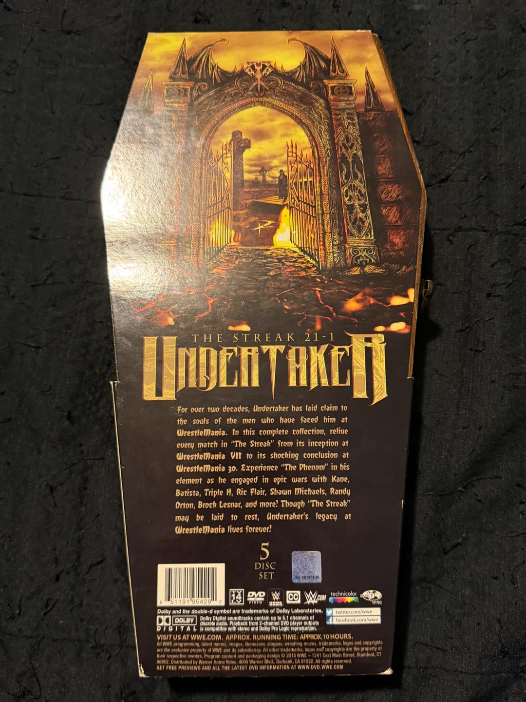 The Undertaker: The Streak 21-1 DVD Box Set - photo 2