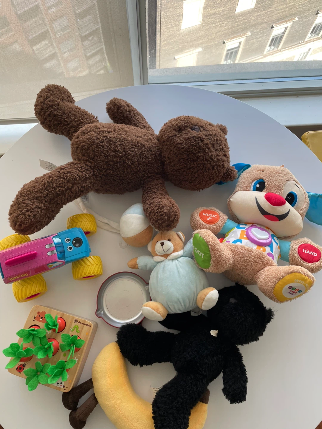 Bundle of Plush Toys and Baby Gear