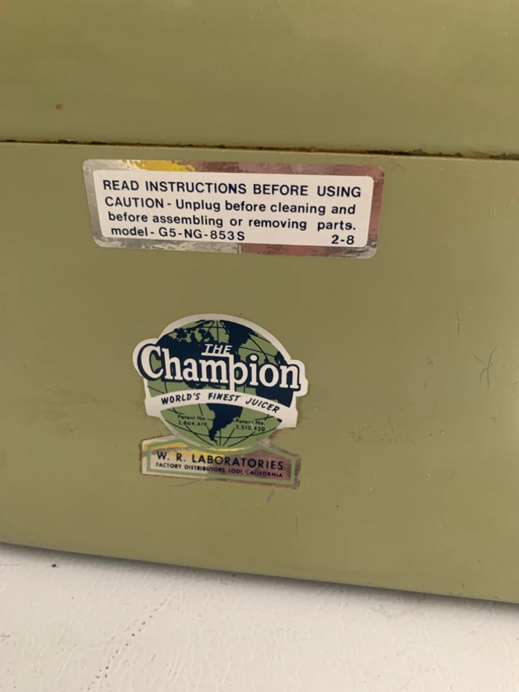 Champion juicer - photo 2
