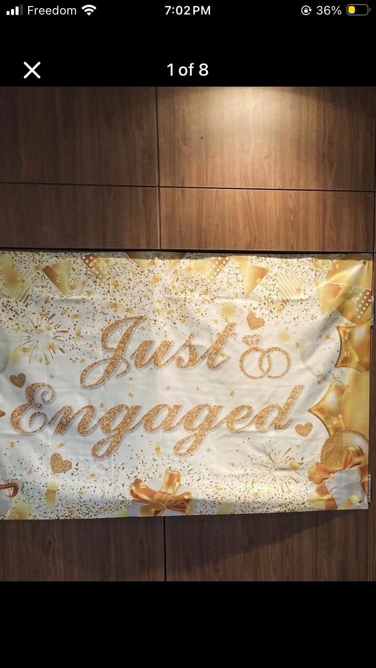 MOVING SALE : Engagement Party Decoration Set
