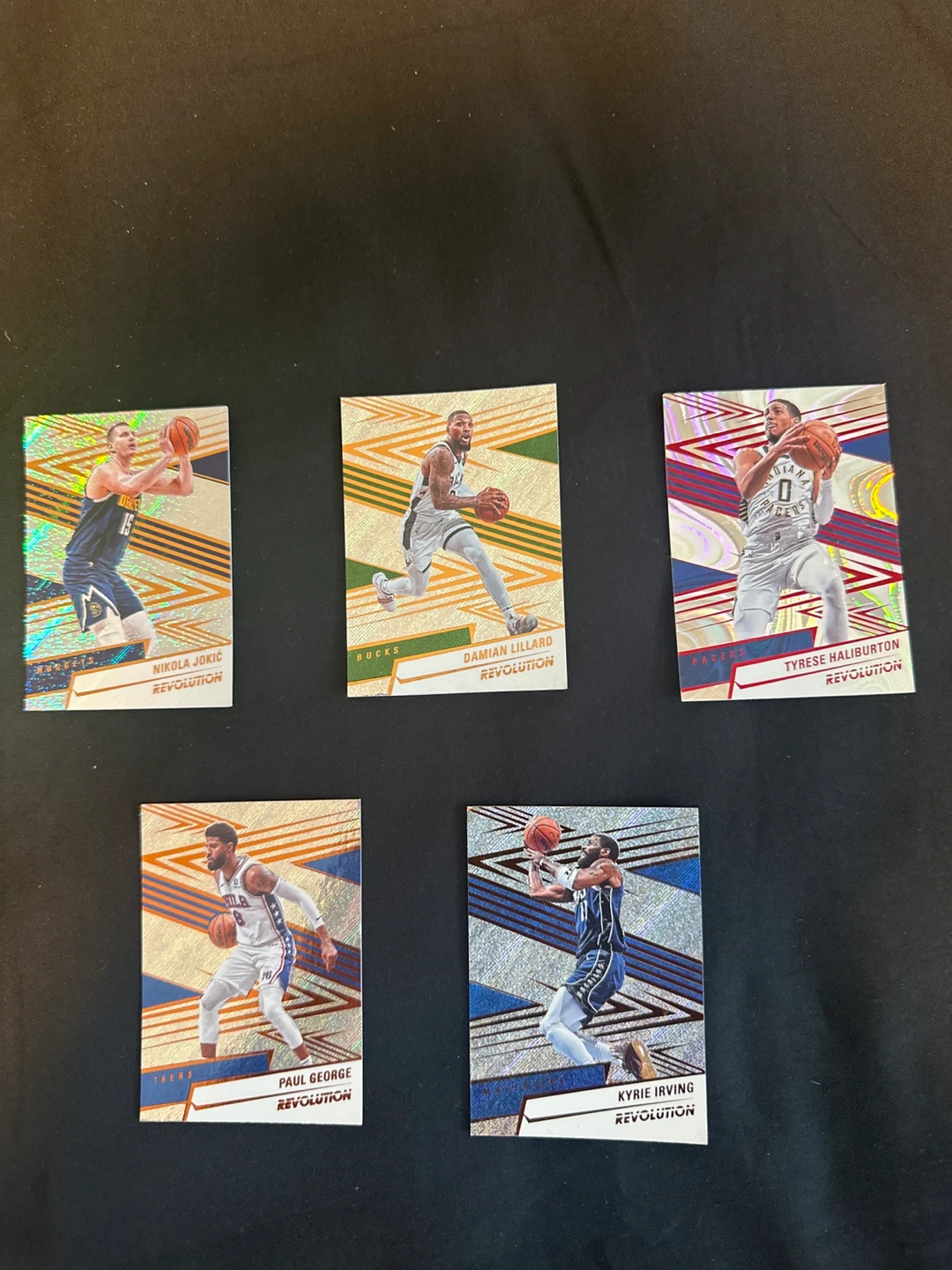 NBA Revolution Basketball Cards - Lot of 5