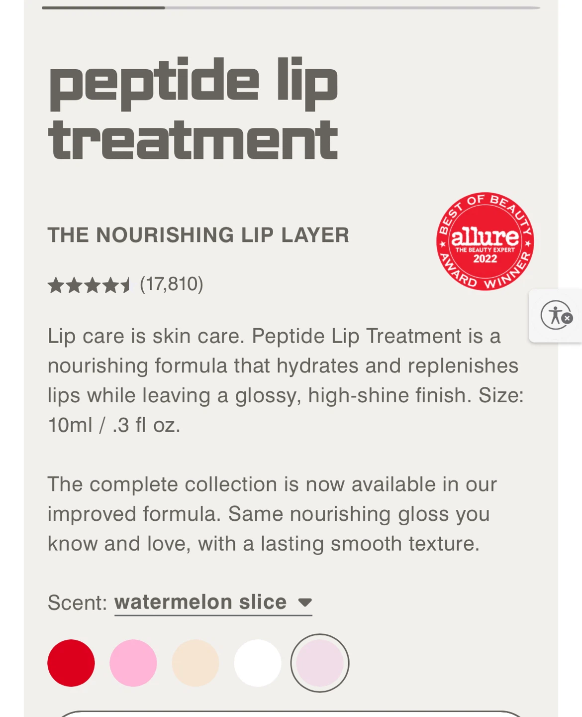 Rhode watermelon peptide lip treatment plus tattoos/stickers