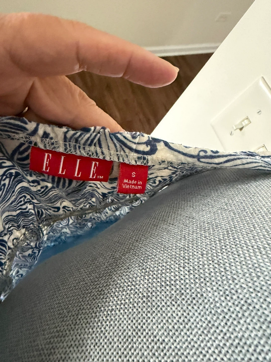 ELLE Blue Ombre Tank Top Size S - photo 3