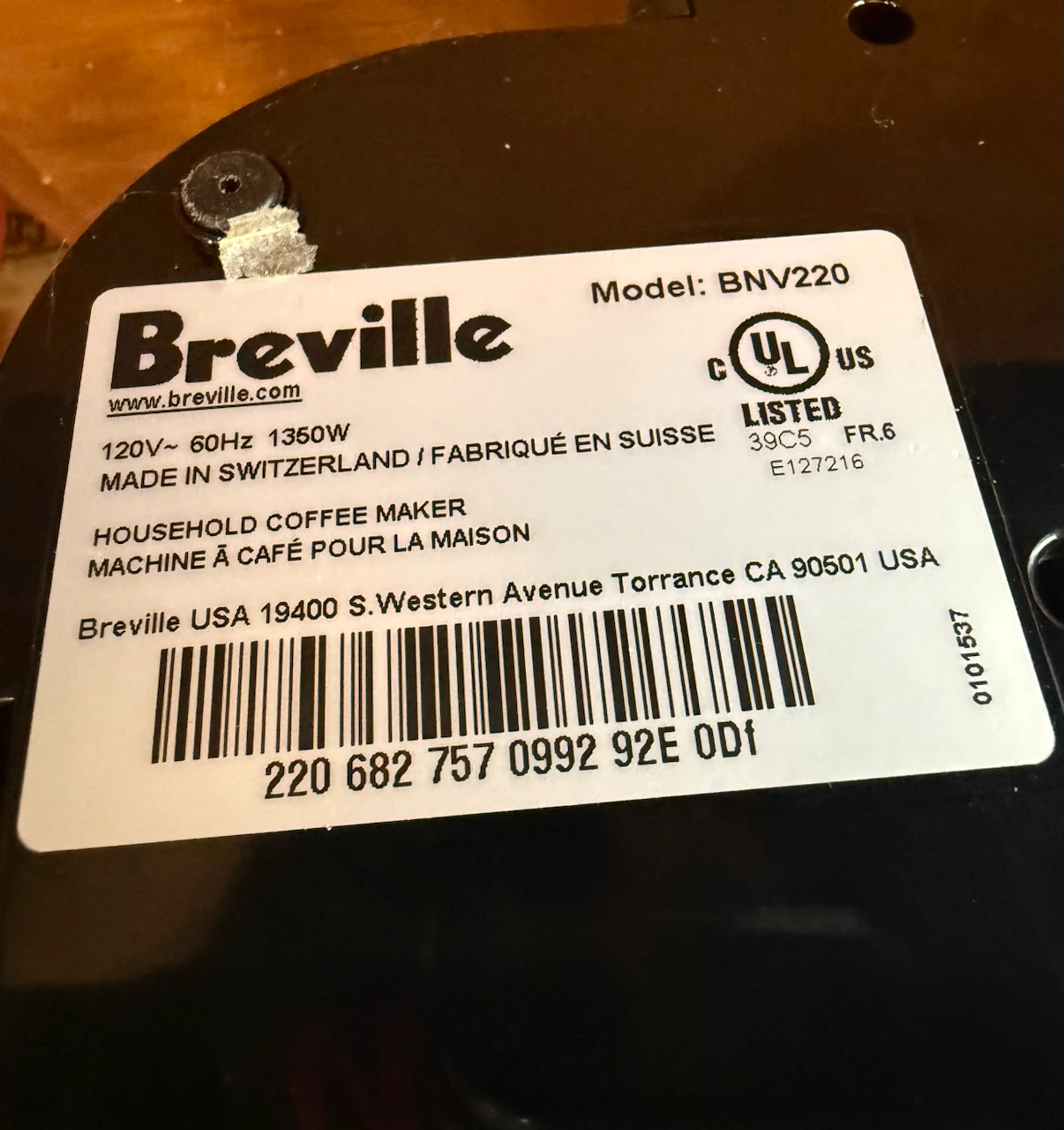 Breville Nespresso Machine - photo 2