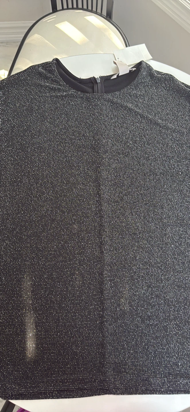 H & M black sparkle top - photo 3