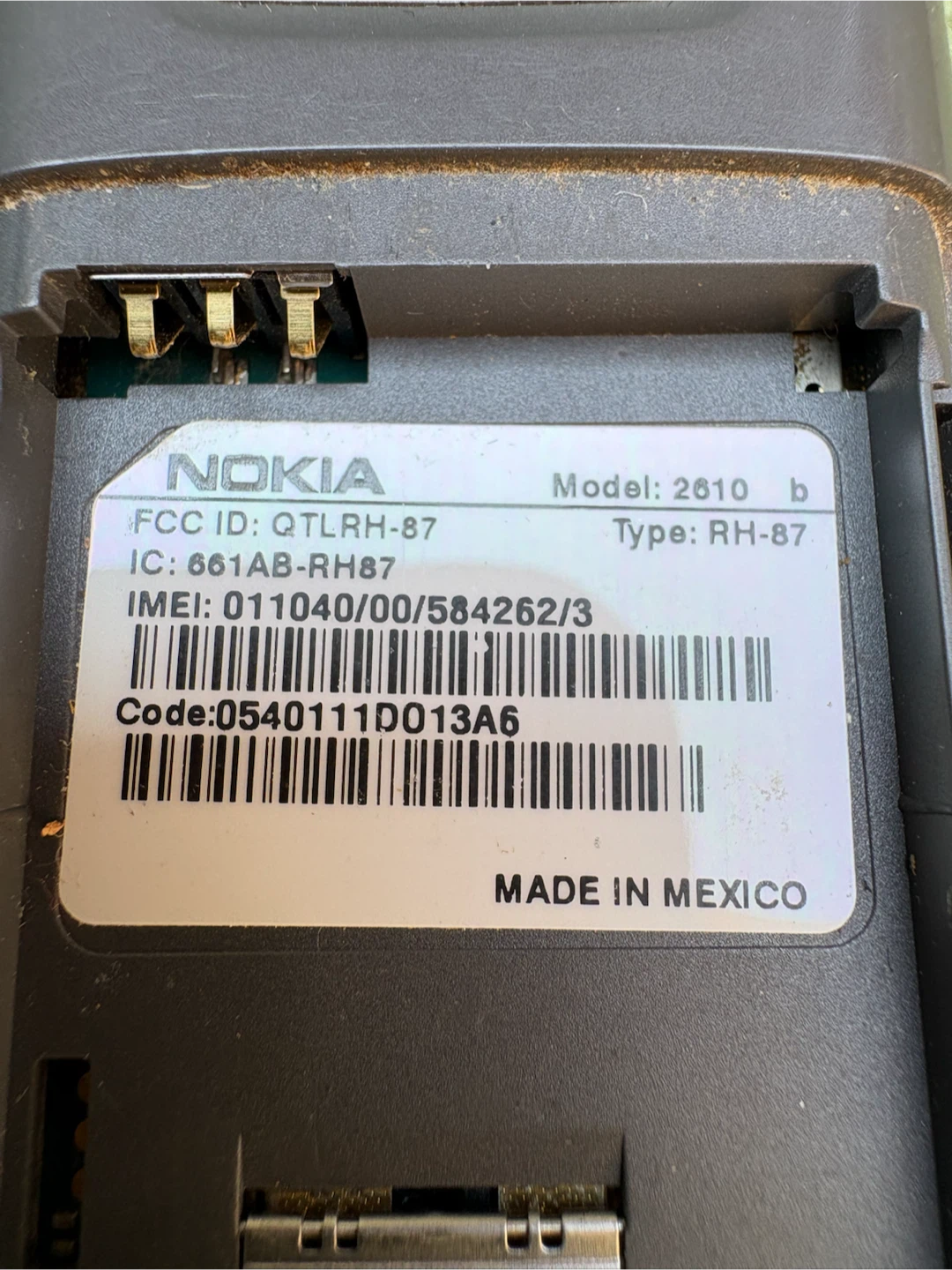 Nokia 2610 Cell Phone - photo 5