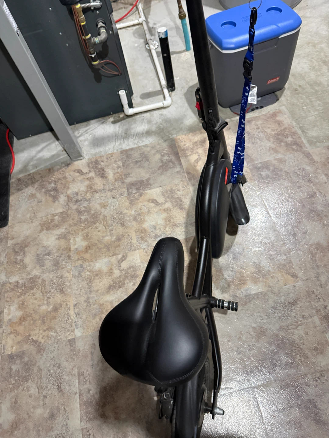Black Electric Scooter with Seat - photo 2