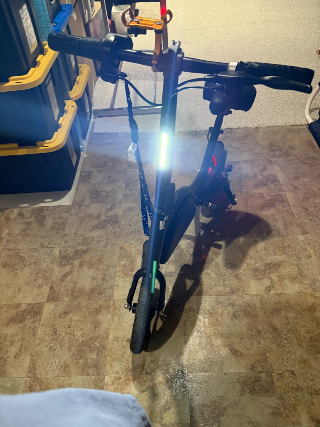 Black Electric Scooter with Seat - photo 3