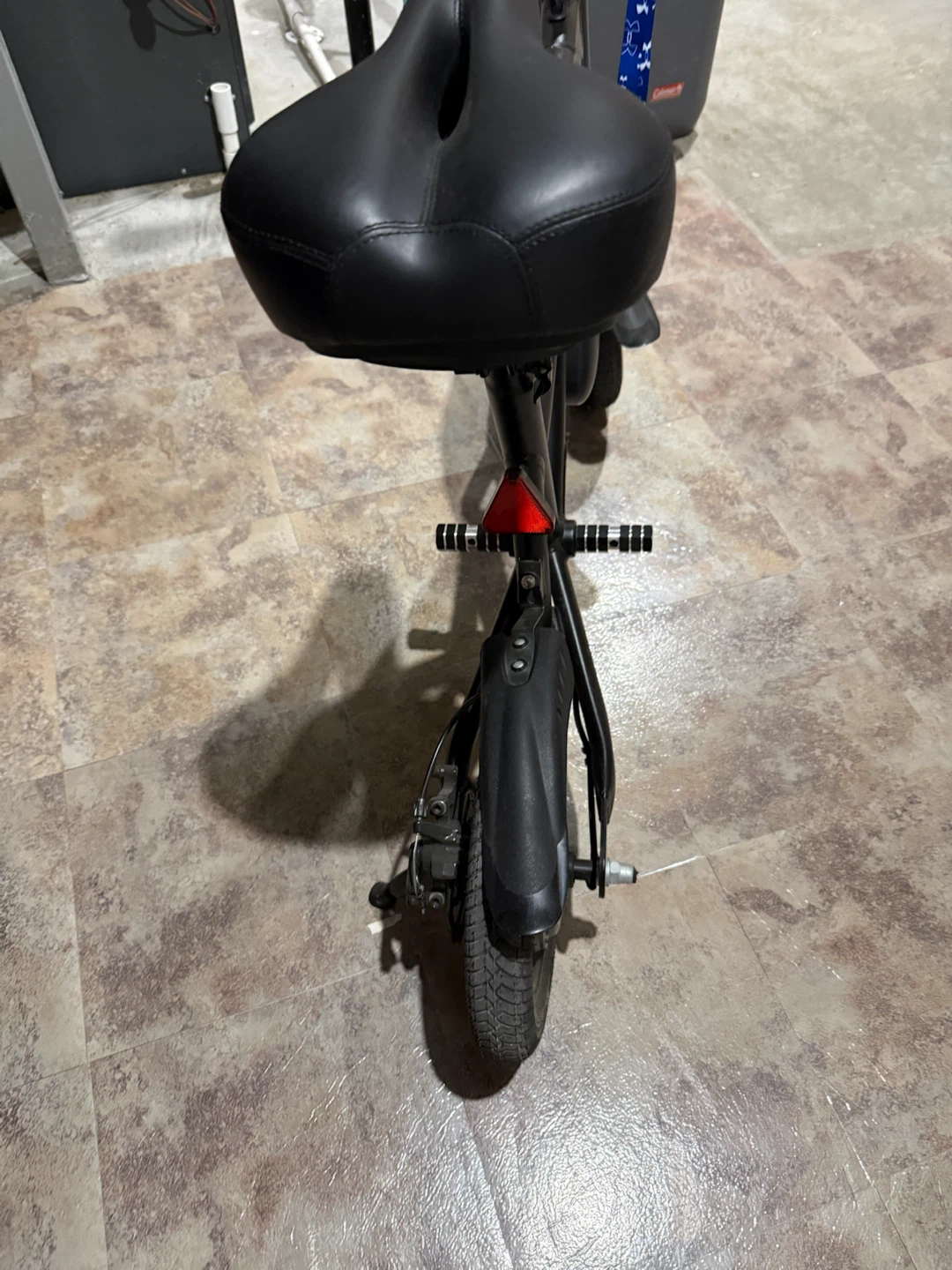Black Electric Scooter with Seat - photo 4
