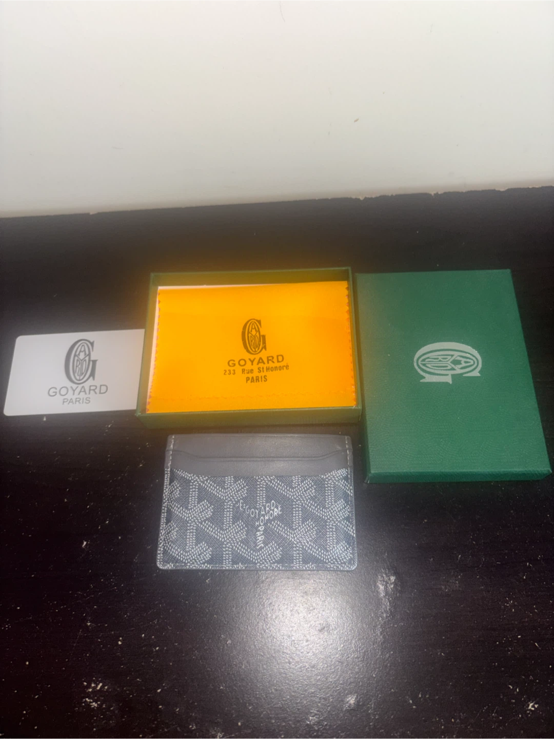 Goyard Card Holder Grey - photo 3