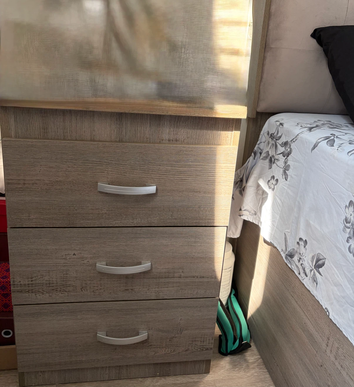 Wooden Dresser with 6 Drawers and Cabinet - photo 5