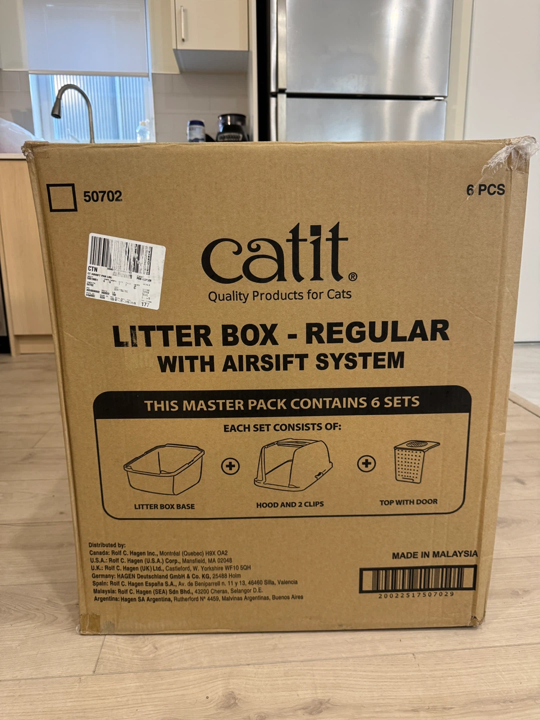 Catit Litter Box - Regular with AirSift System (6 Sets) - photo 2