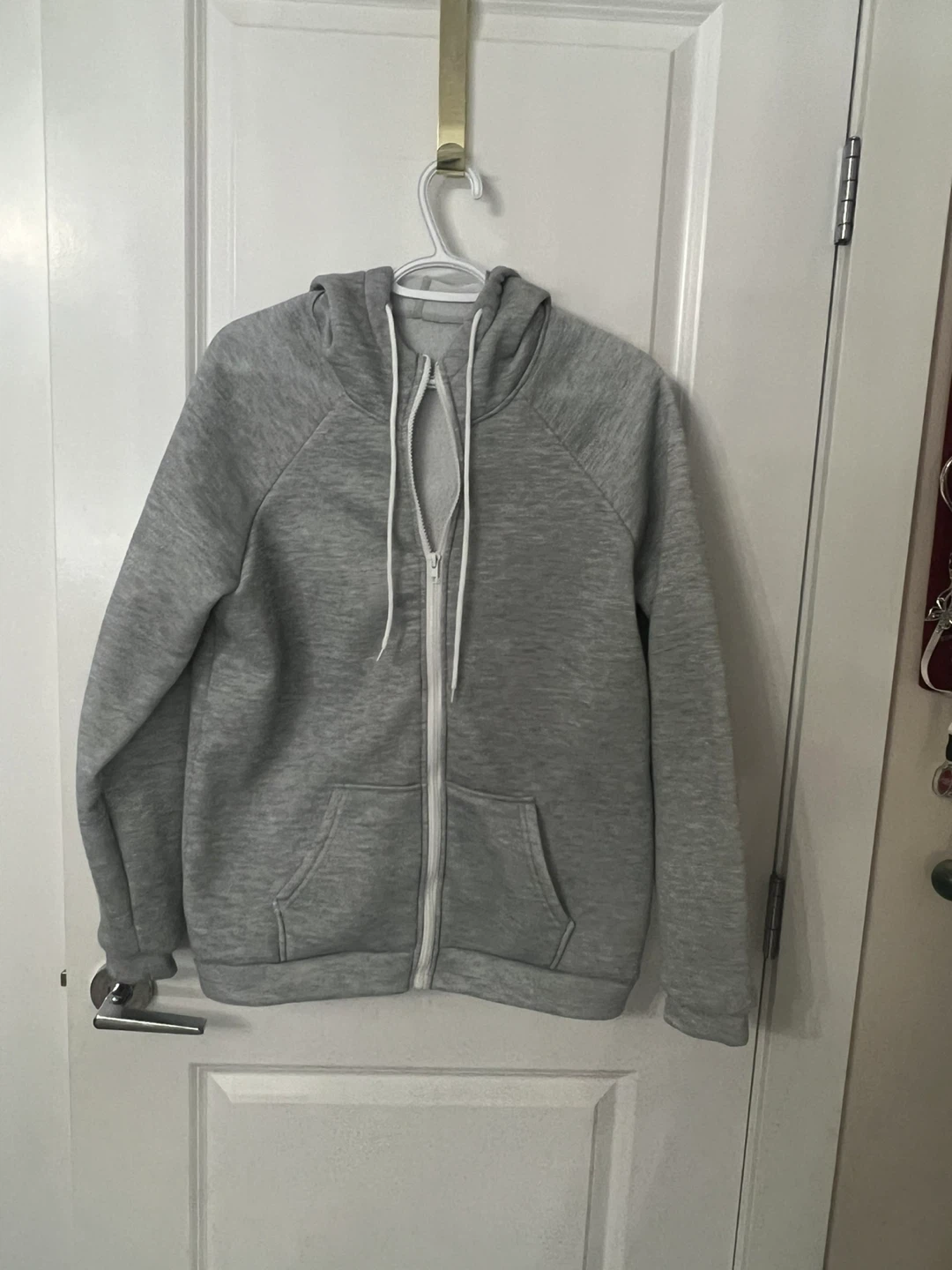 Grey Full Zip Hoodie Size XL. (New)
