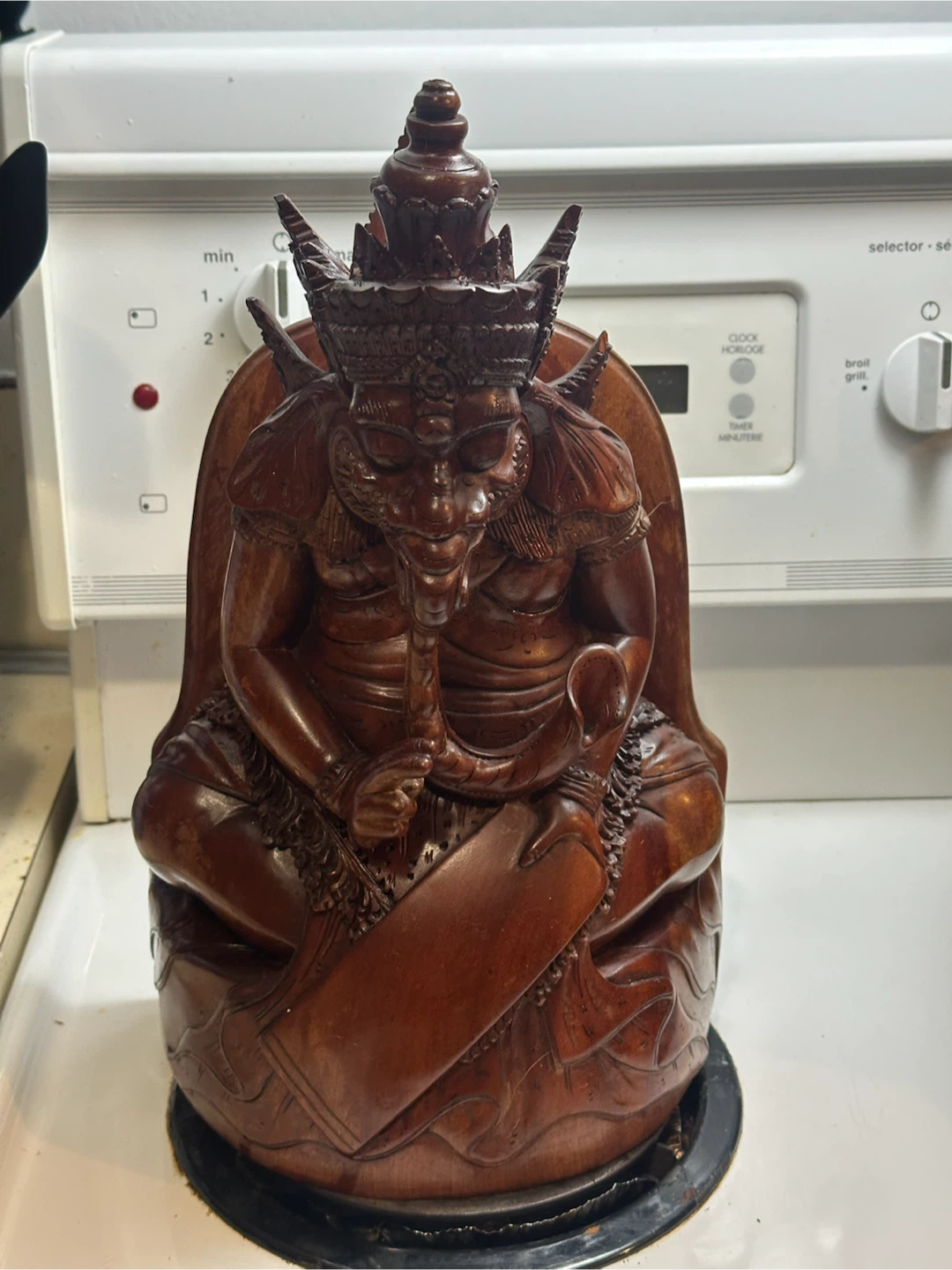 Signed A.A. Gd Tjetug Balinese Master Wood Carving