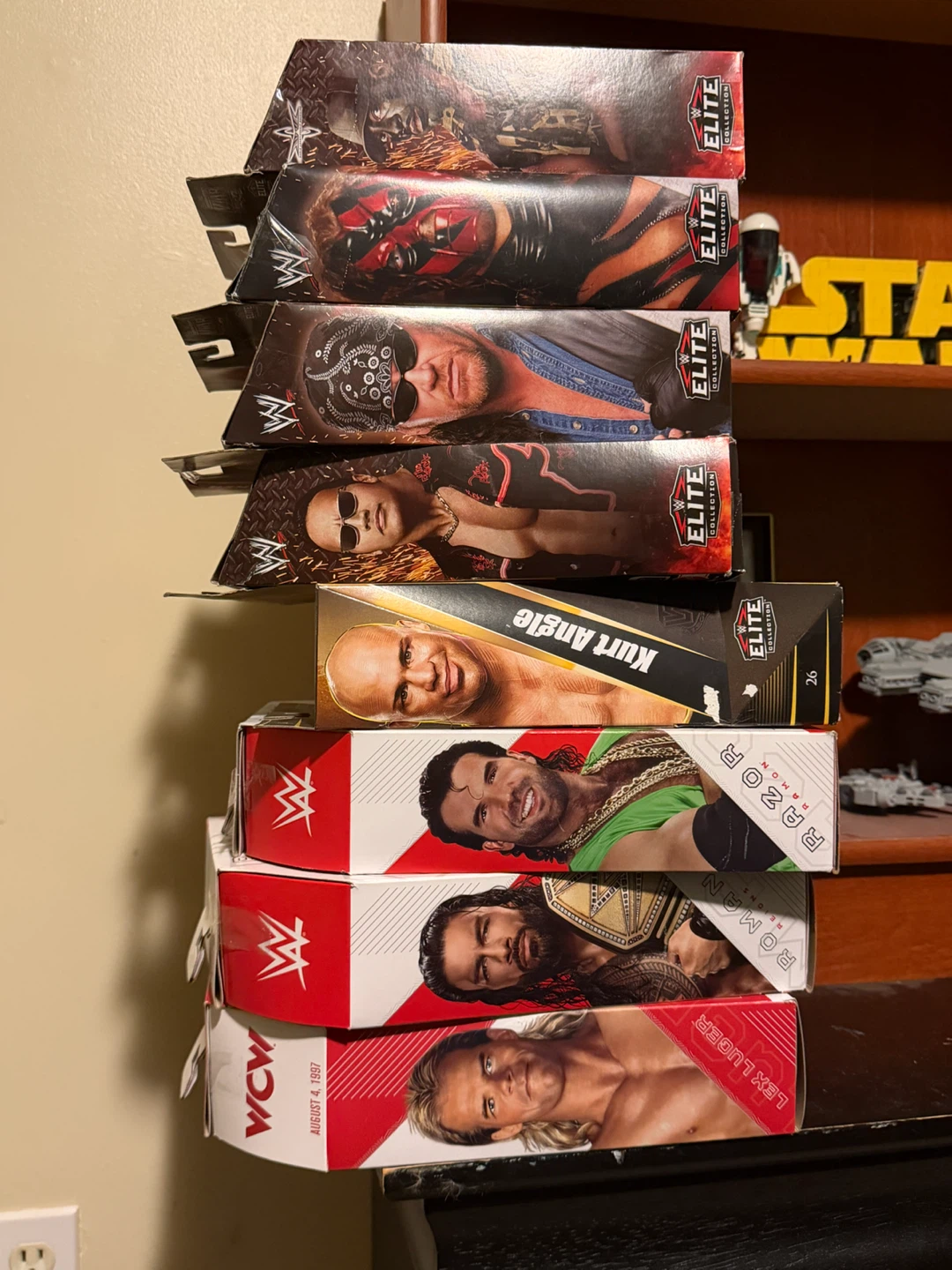 WWE Wrestling Ring and Action Figures