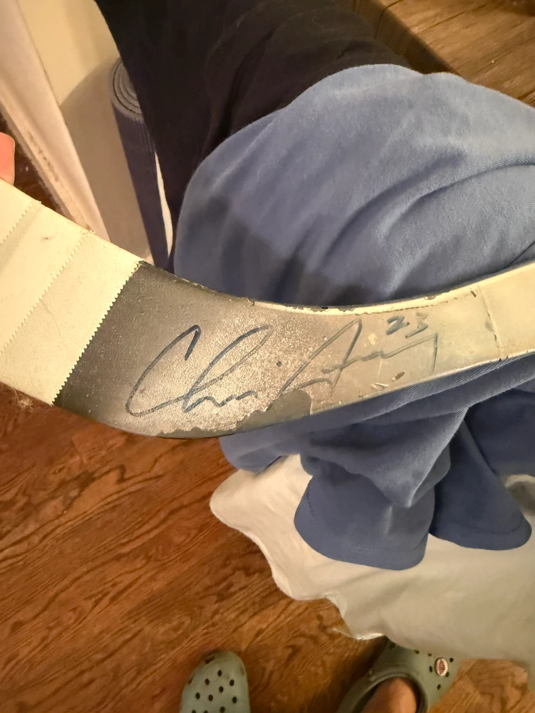 Game used and signed Easton Hockey Stick - Drury 23 - photo 4