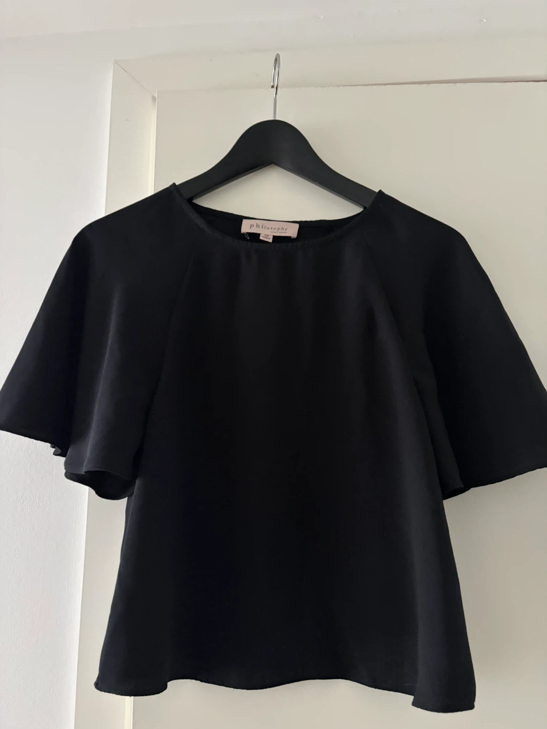 Philosophy  Flutter Sleeve Top XS