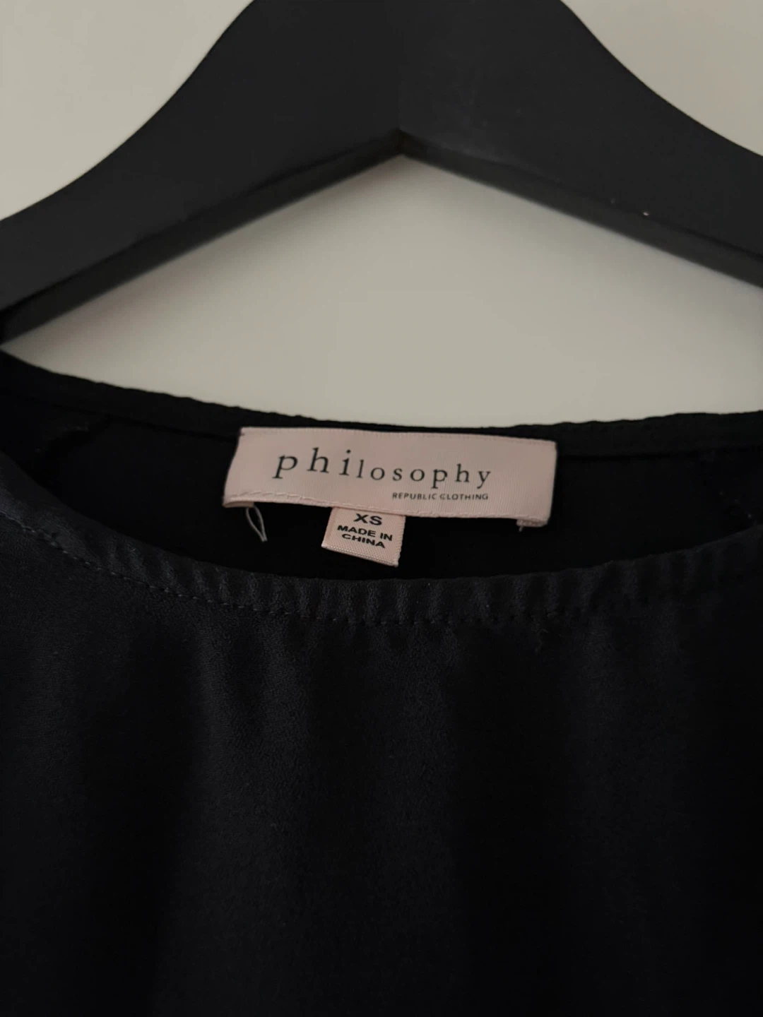 Philosophy  Flutter Sleeve Top XS - photo 2