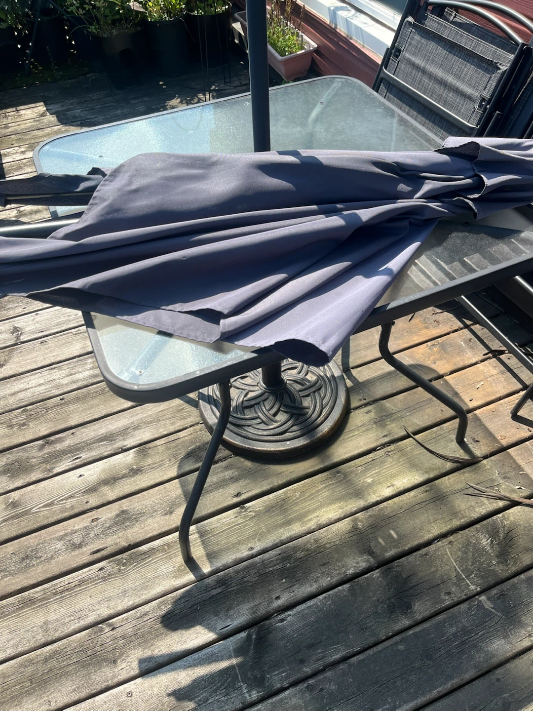 Patio Dining Set with Umbrella - photo 2