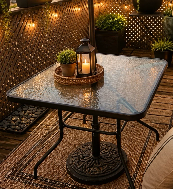 Patio Dining Set with Umbrella - photo 3