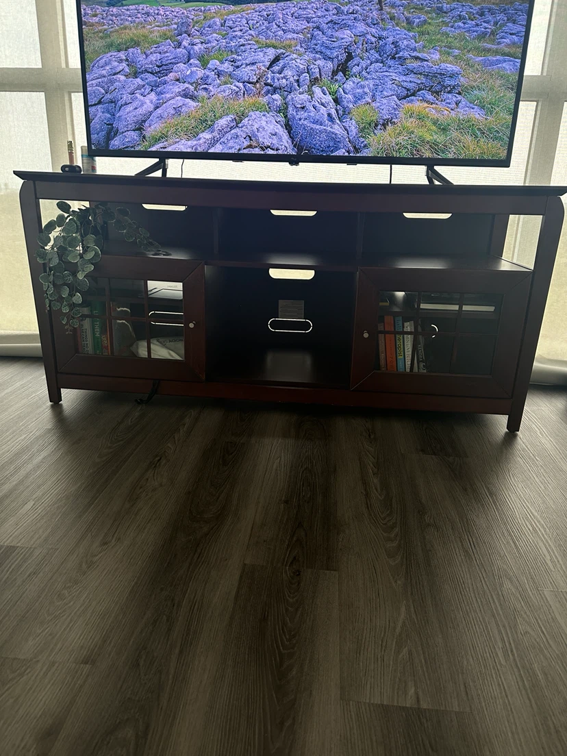 TV CONSOLE- real wood - photo 2
