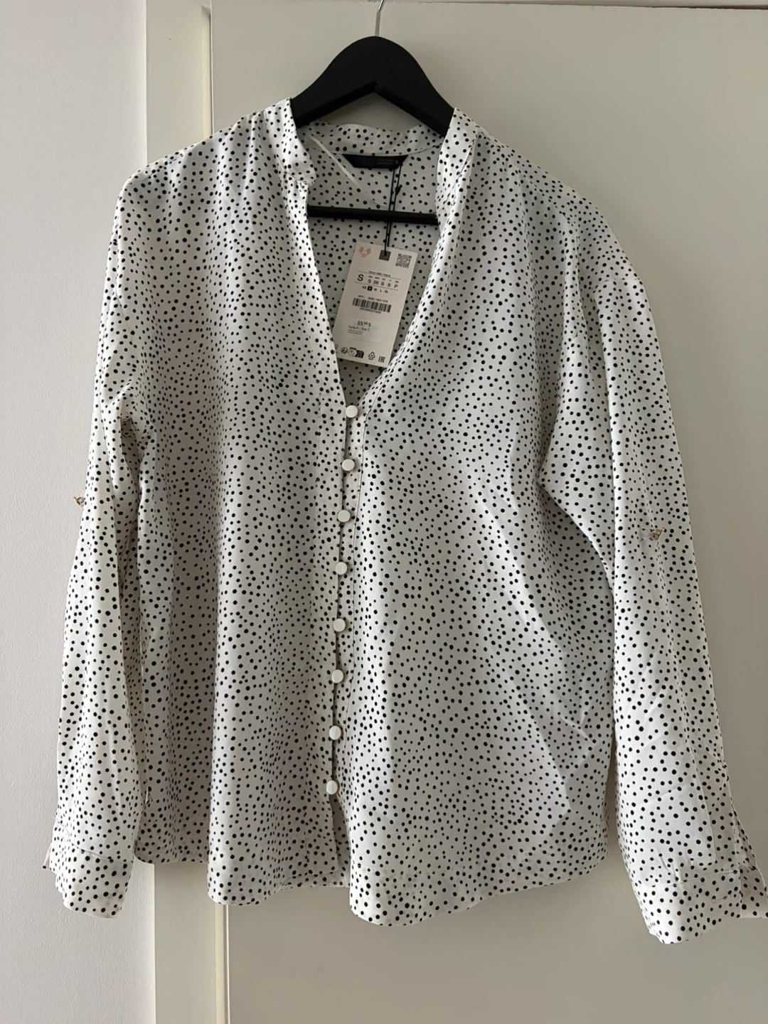 Zara Polka Dot Blouse - Size S - photo 2