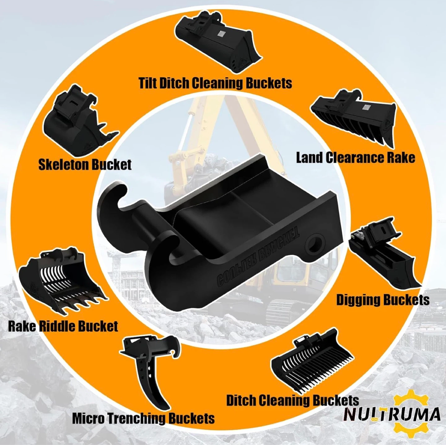 X-Change Coupler Bracket for Bobcat E Series - New - photo 2