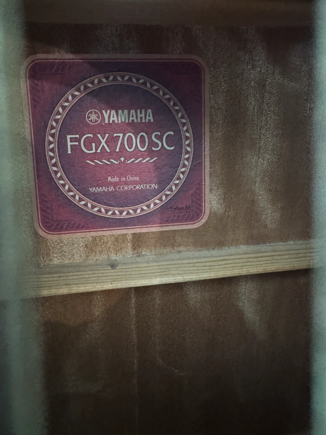 Yamaha FGX 700 SC Acoustic Electric Guitar - photo 4