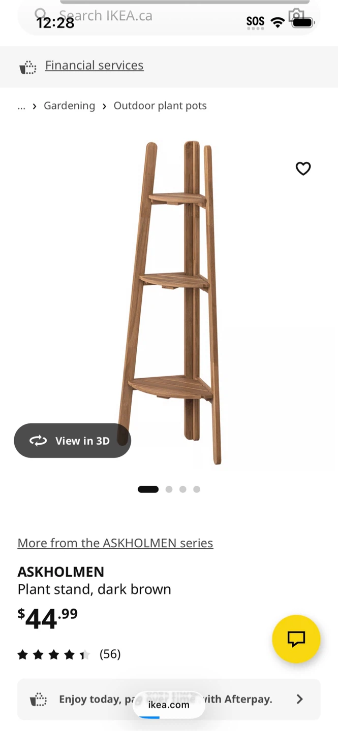 IKEA ASKHOLMEN Plant Stand - Dark Brown - photo 3