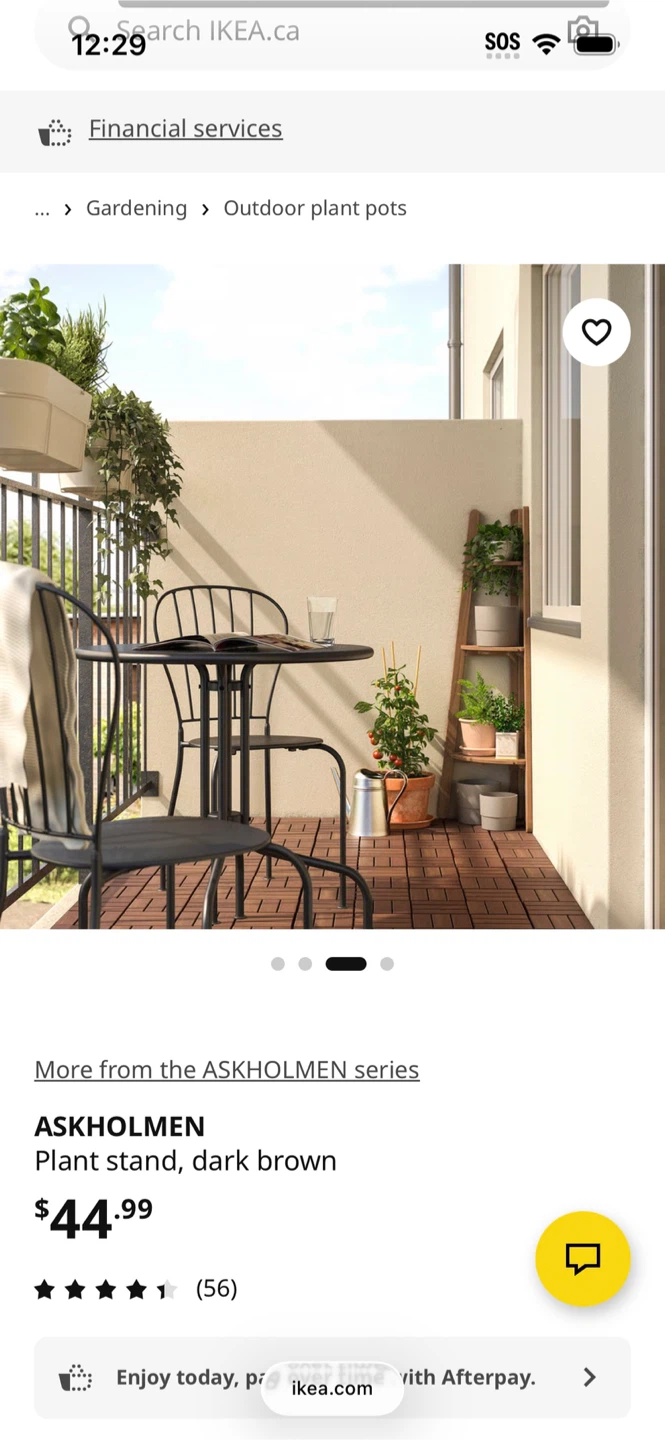 IKEA ASKHOLMEN Plant Stand - Dark Brown - photo 4