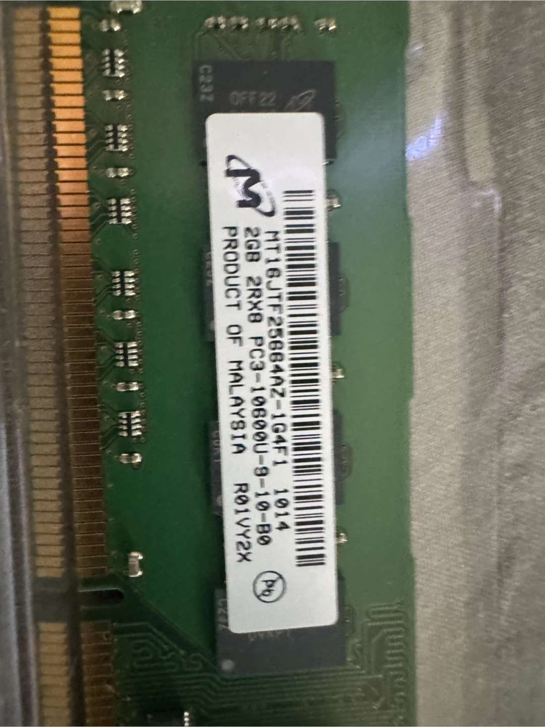 3× 2GB DDR3 Desktop RAM – Micron - photo 2