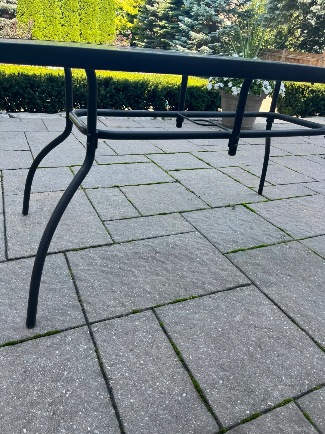 Outdoor Glass Patio Table - photo 3