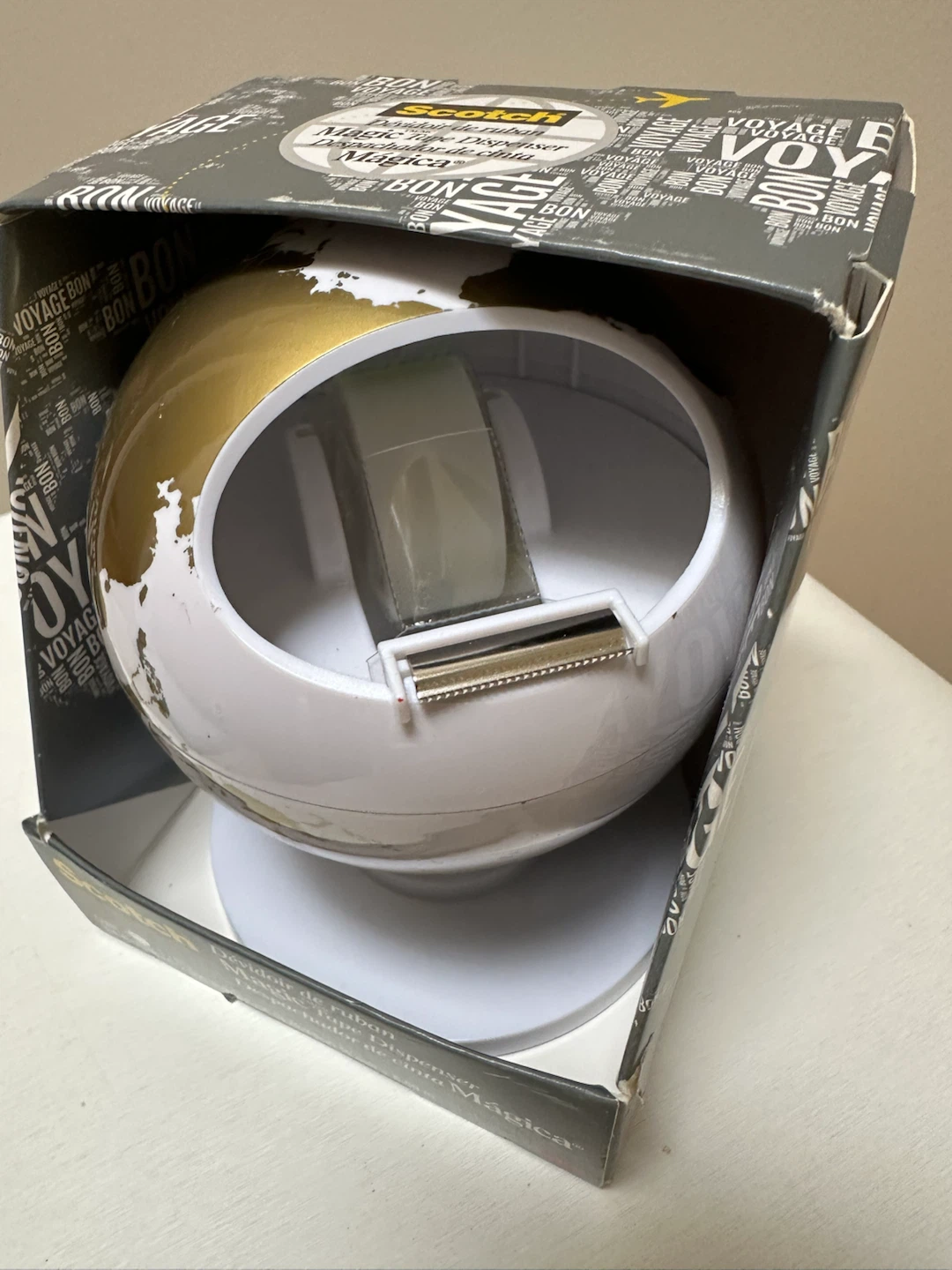 Scotch Magic Tape Dispenser - Globe Design