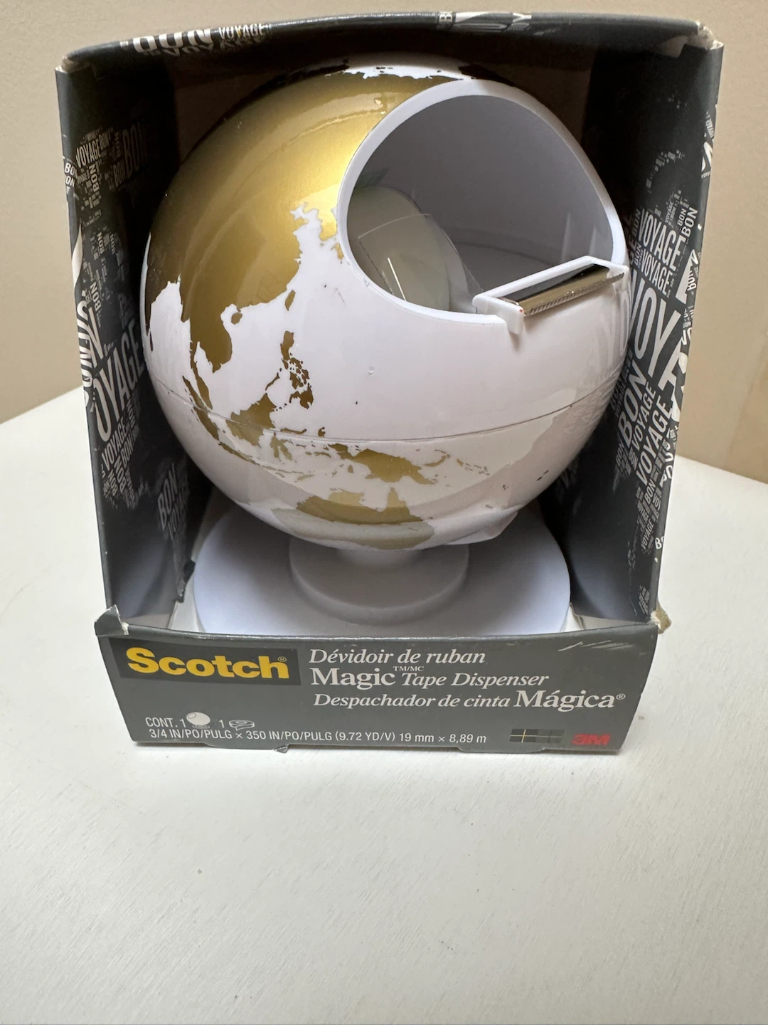 Scotch Magic Tape Dispenser - Globe Design - photo 2
