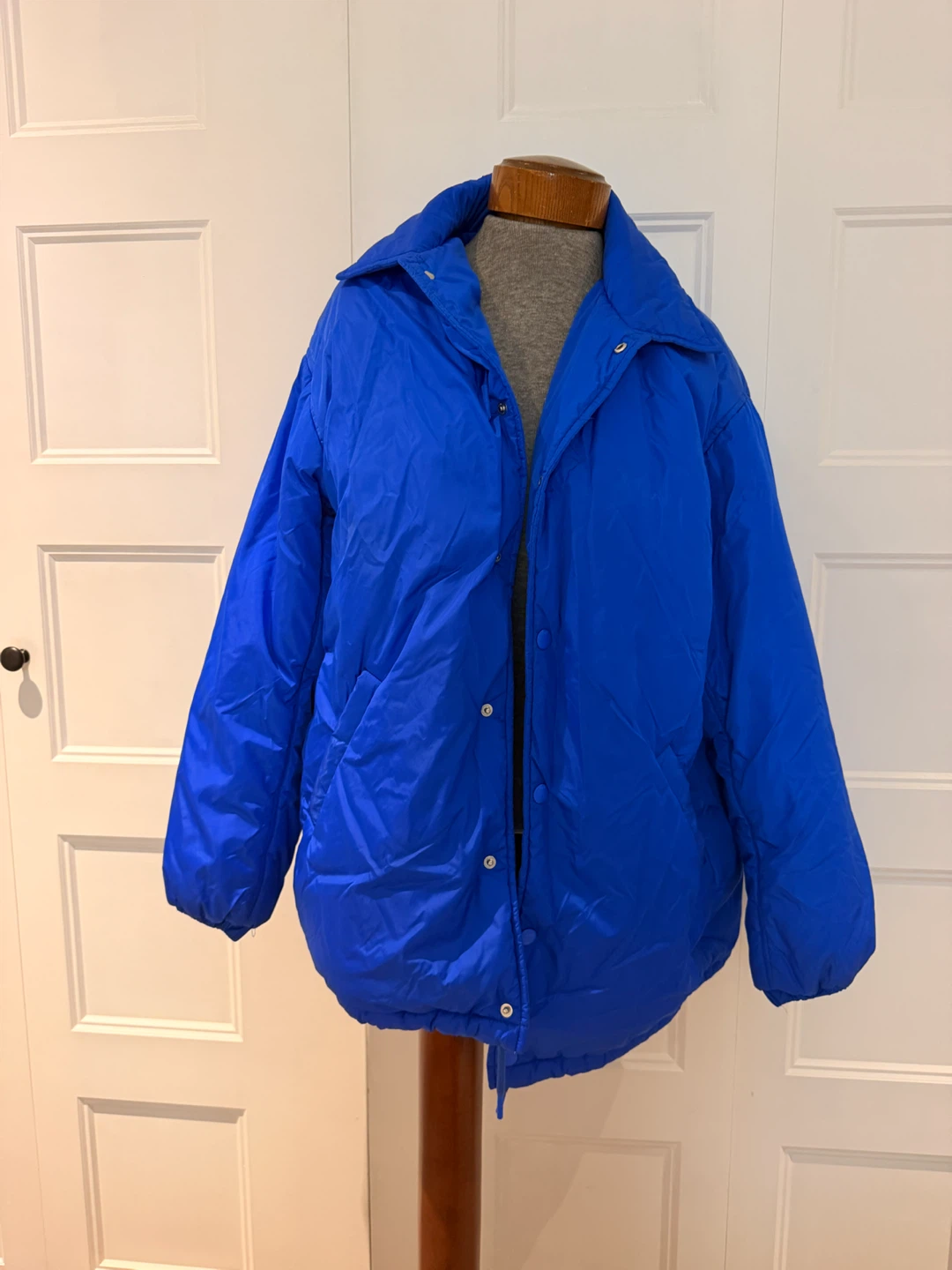 Tna Coaches Jacket Royal Blue Size 2