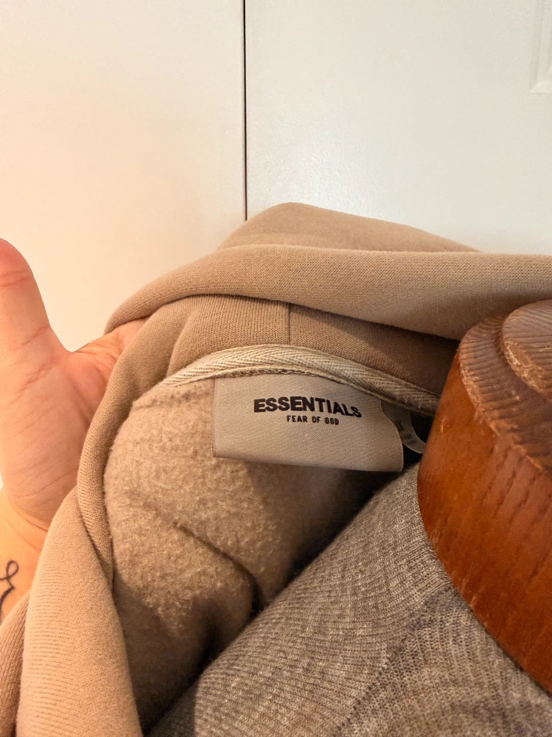 ESSENTIALS Fear of God Zip-Up Hoodie - photo 4