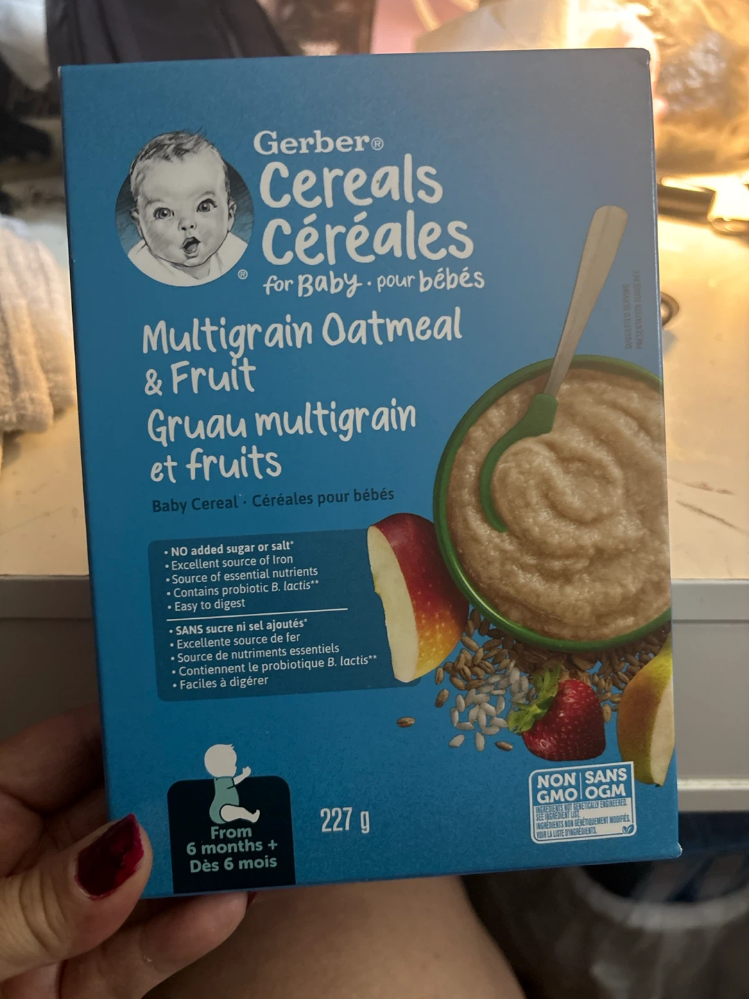 Gerber Multigrain Oatmeal & Fruit Baby Cereal