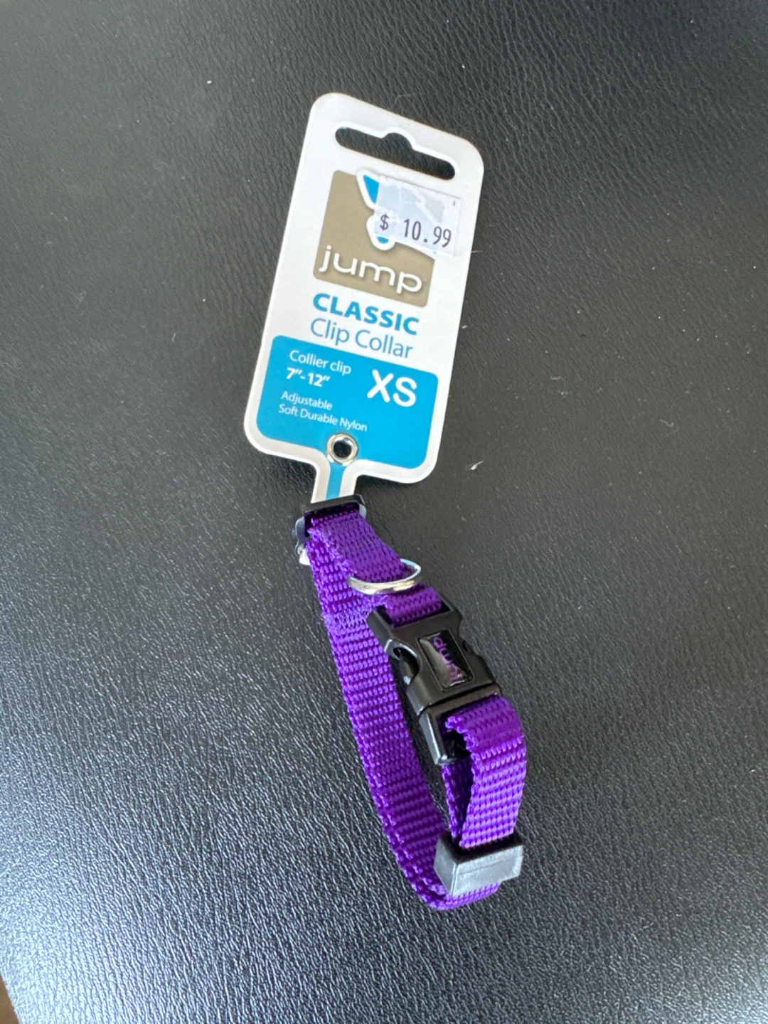 Jump Classic Clip Collar - XS - Purple