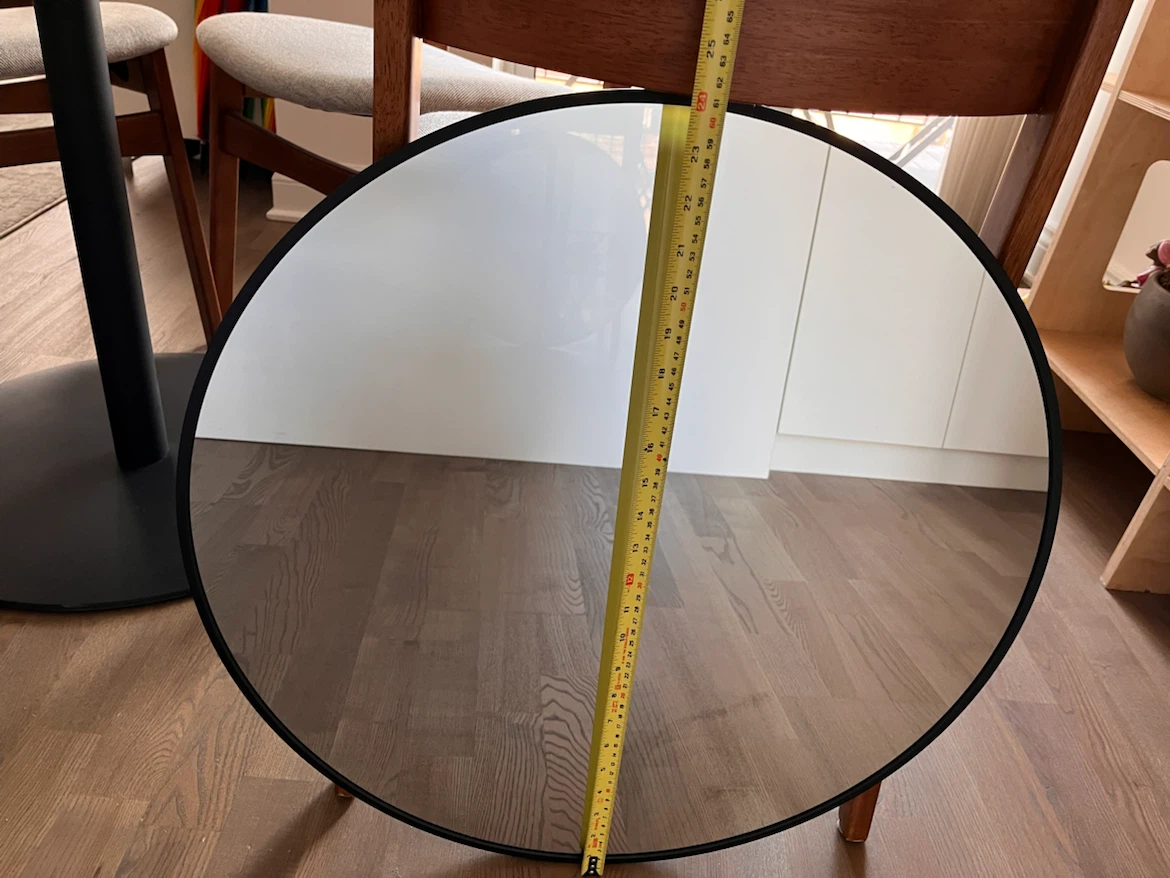 Round Wall Mirror - photo 2