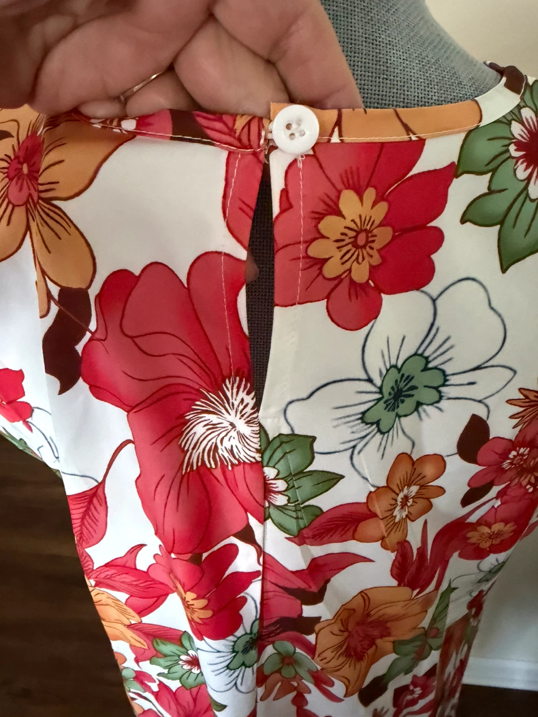 XXL Floral Sleeveless Maxi Dress - photo 4