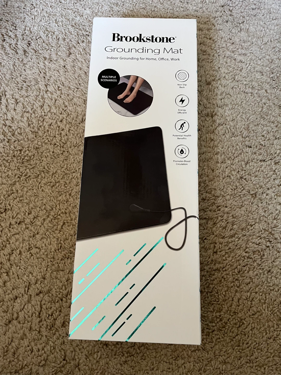 Brookstone Grounding Mat for Home, Office, Work