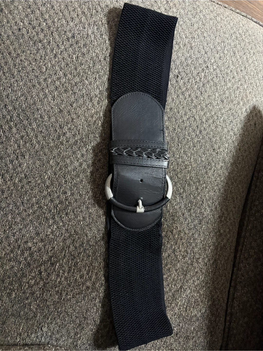 Black Elastic Belt - XL - photo 2