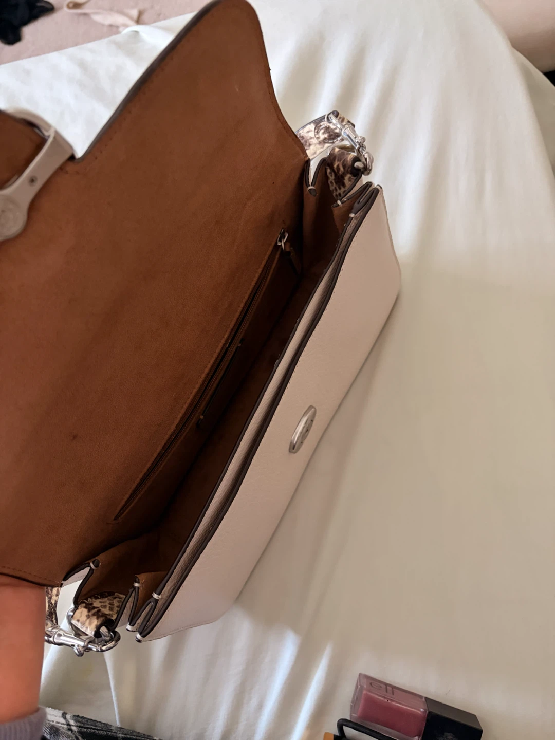 Coach Shoulder Bag - beige white - photo 3
