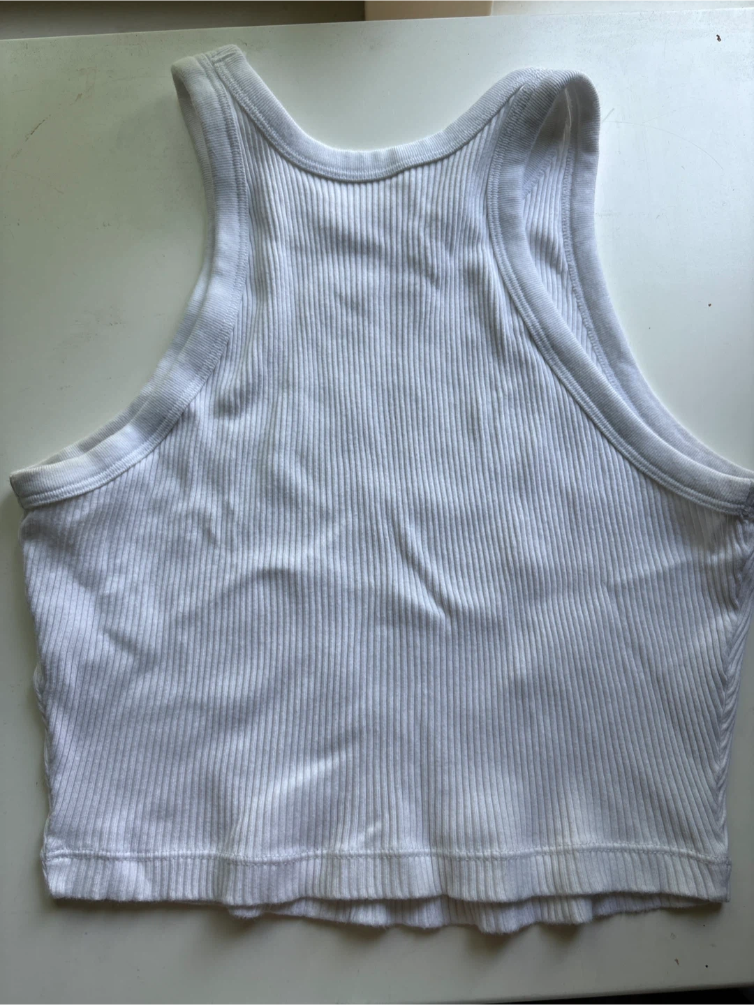 UNIQLO Ribbed Tank Top - White