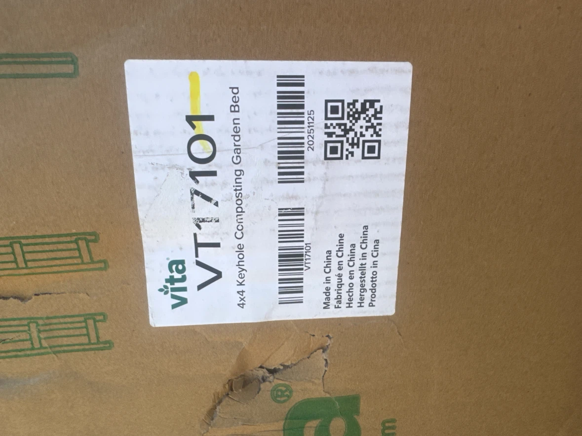 Vita Classic 4 Foot Keyhole Garden Bed with Composting Basket - photo 5